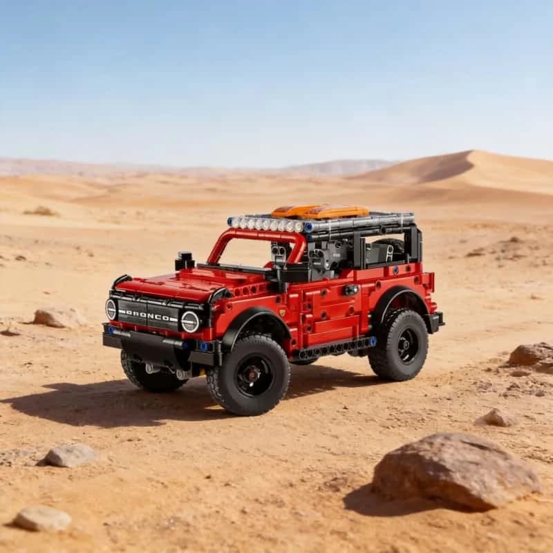 Nuovo set di costruzioni meccaniche con ingranaggi da 943 pezzi, modello creativo di SUV, regalo di compleanno/Natale per adulti 2026