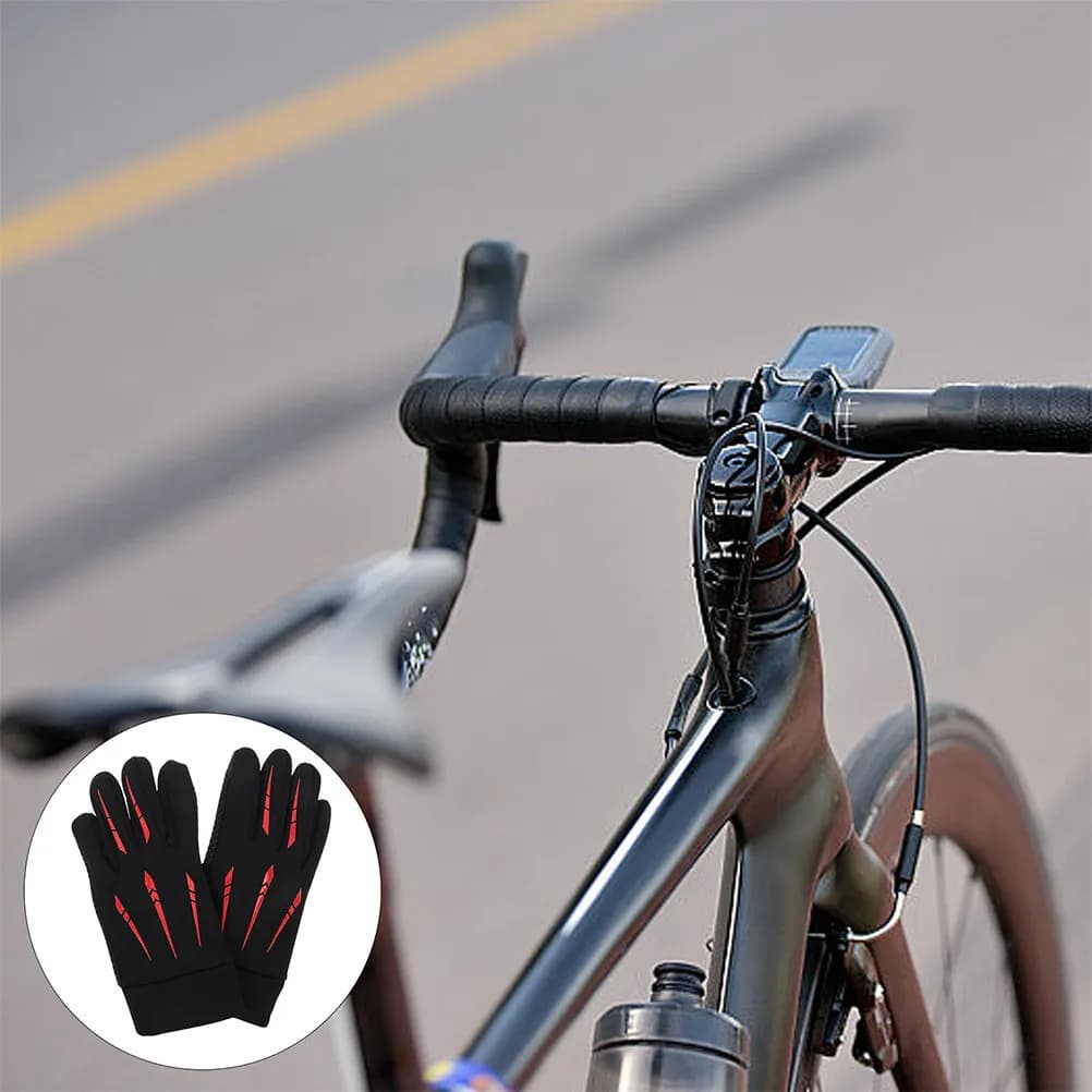 Full Finger Motorcycle Gloves Windproof Insulated Touchscreen Winter Riding Gloves For Men Women Hiking Running Biking
