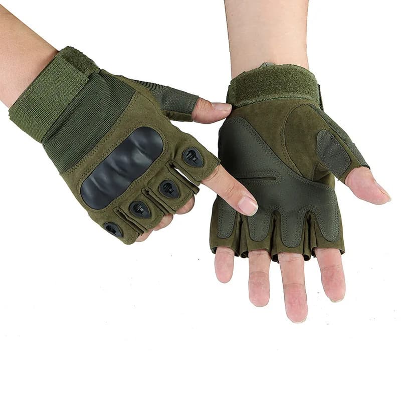 Guanti da Moto per Uomo, Guanti Tattici da Caccia e Tiro con Protezione Nocche, Guanti Sportivi Integrali per Ciclismo e Bicicletta per Donna