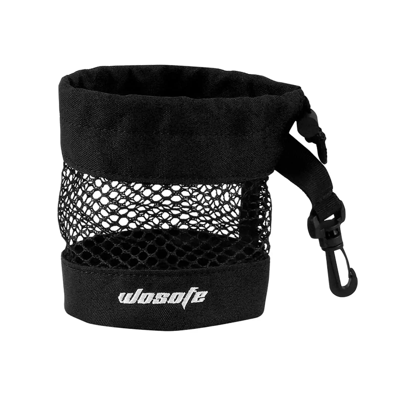 Breathable Mesh Golf Ball Pouch Nylon Storage Bag Drawstring Organizer Sack for Golf Sport Equipment Carrying
