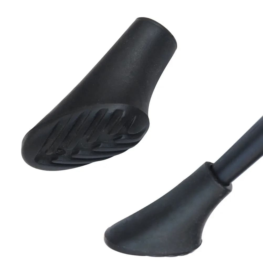 Set of 6 Tips for Trekking Sticks, Stroller Sticks, Double Base Design, Noise Reduction, Improved Traction, Security Grip