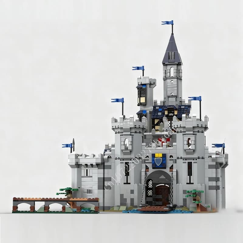 2350PCS MOC Castello Medievale Puzzle Cavallo Signore Castello Set di Assemblaggio Giocattolo Per Gli Amici Vacanze Di Natale Giocattoli Regalo per I Bambini Età