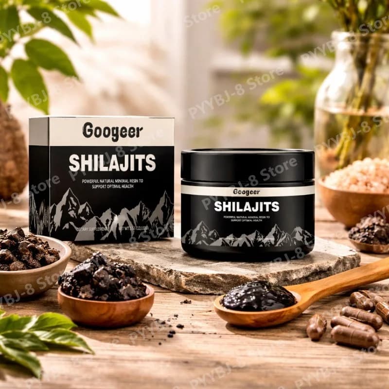 Pasta di Shilajit 100g, Resina Minerale Naturale, Integratore Alimentare per il Benessere e il Supporto Nutrizionale per Uomini e Donne, Cura del Corpo