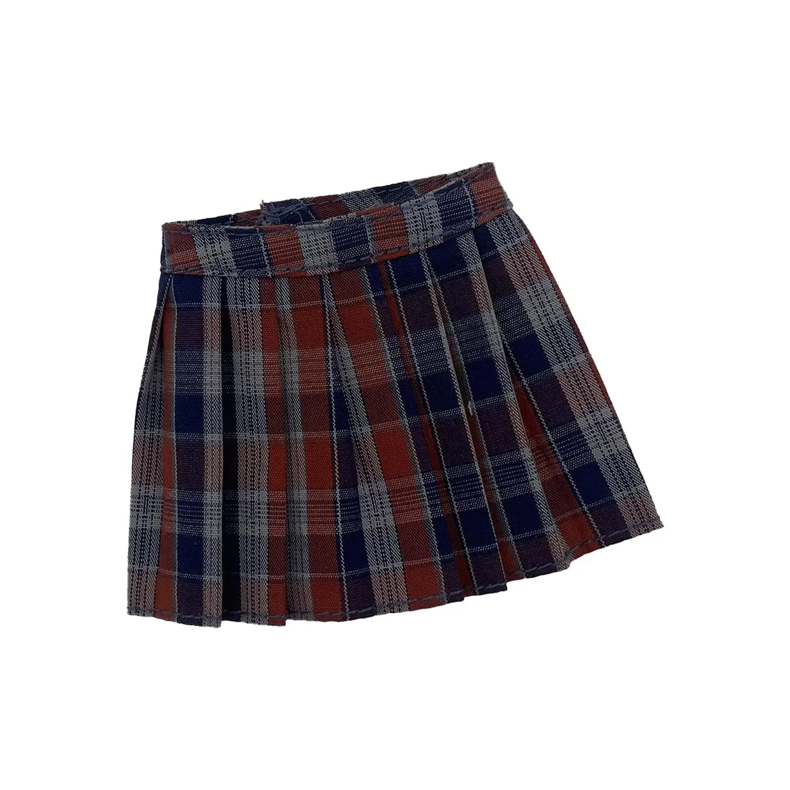 1/6 Gonna corta da donna Vestiti per bambole fatti a mano per figure da 12 pollici Modello di bambola corpo Blu scuro