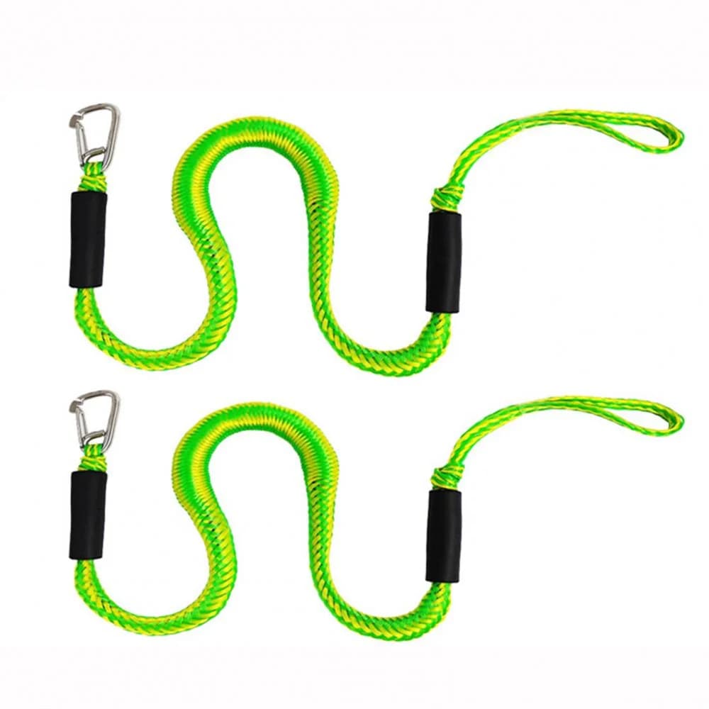 1/2PCS Dock Lines Elastic Marine Rope Bungee Cords Shock Ties for Kayak Watercraft Jet Ski Pontoon Canoe Power Boat Accessories