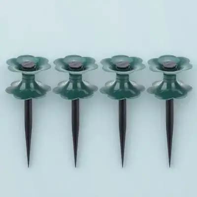 4 Pezzi Punte Guida per Tubi Versatili in Plastica Resistente per Giardino, Prato, Serra, Aiuole, Protezione e Organizzazione Piante