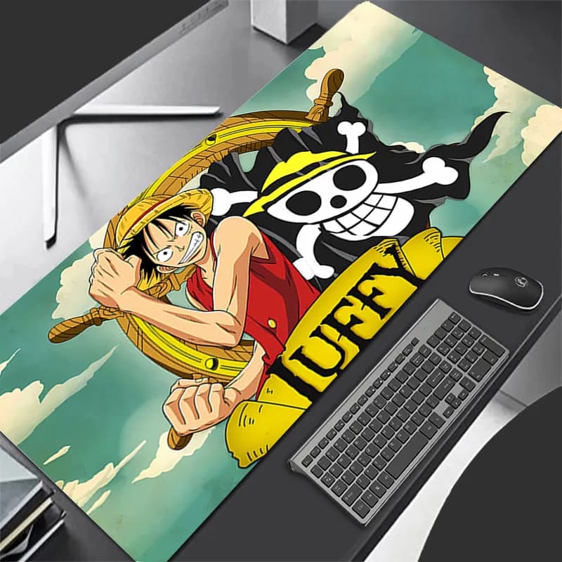 Mouse Pad One Piece Anime Durable Large Rubber PC Computer Gaming Accessories Mousepad Desk Mat Locking Edge Gamer Carpet