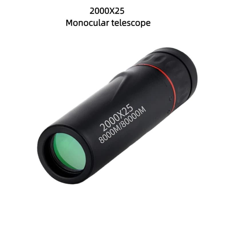 Telescopio 2000x25, telescopio monoculare da esterno, mini portatile ad alta definizione ad alto ingrandimento, per turistichi e caccia
