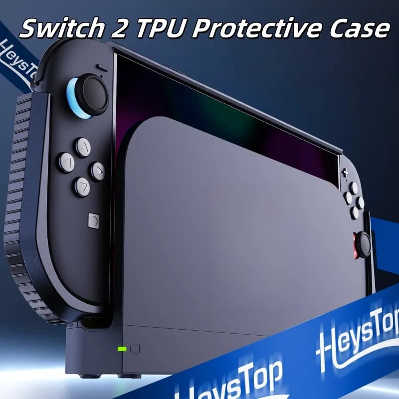 Per custodia in TPU Switch 2, antigoccia antiscivolo e durevole, vestibilità perfetta, design ergonomico, custodia in TPU resistente adatta per Switch 2