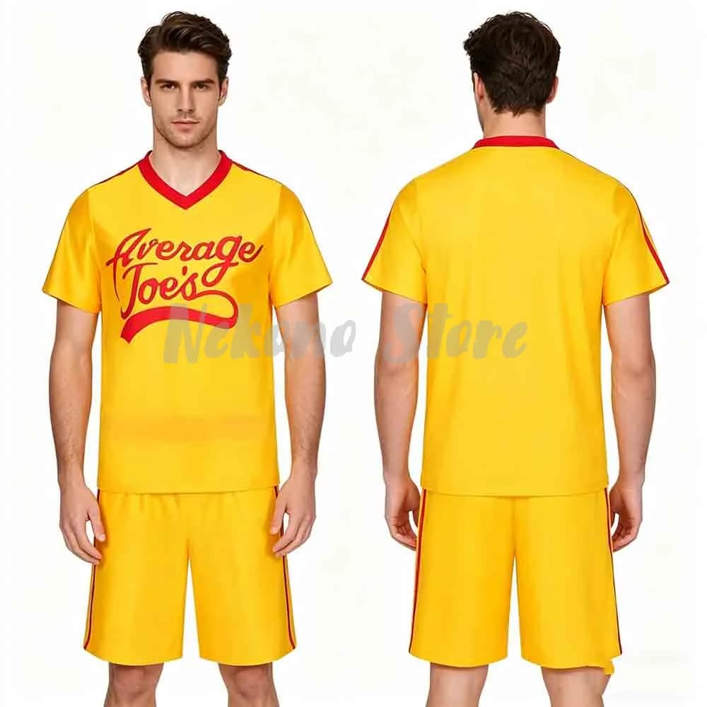 Costume da Carnevale di Halloween per Adulti, Outfit Sportivo Giallo di Average Joe, Stile Underdog