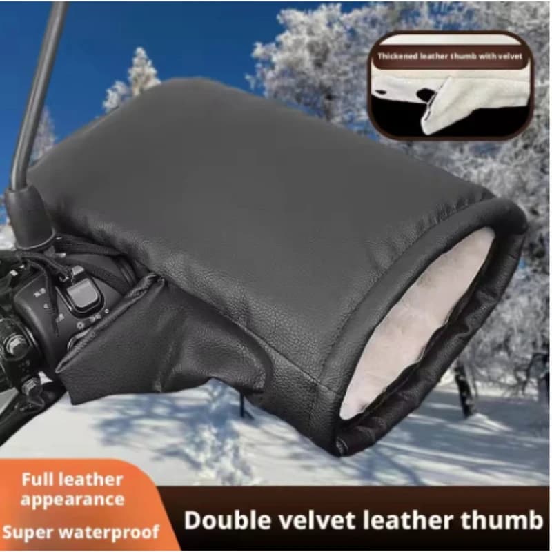 Winter Gloves in Motorcycle Handlebar, Thermal Equipment, Waterproof Gloves, Bicycle Cover