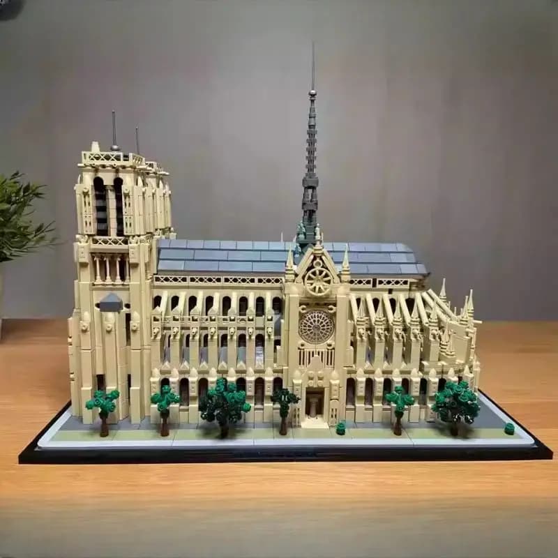 NEW 4383PCS Notre-Dame de Paris Architectural Model Kit Collectible Building blocks Set for Adults Gift Idea Lovers of History