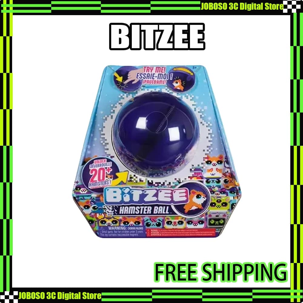 Bitzee Hamster Originale: Macchina Elettronica per Animali Domestici, Gioco Digitale con Animali, Giochi Classici di Coltivazione, Mini Animali Domestici, Regali per Bambini