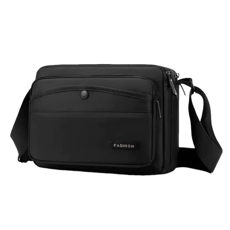 Simple and Large-capacity Crossbody Bag, Casual Business Oxford Fabric Single-shoulder Bag, Multi-layer Waterproof Crossbody Bag