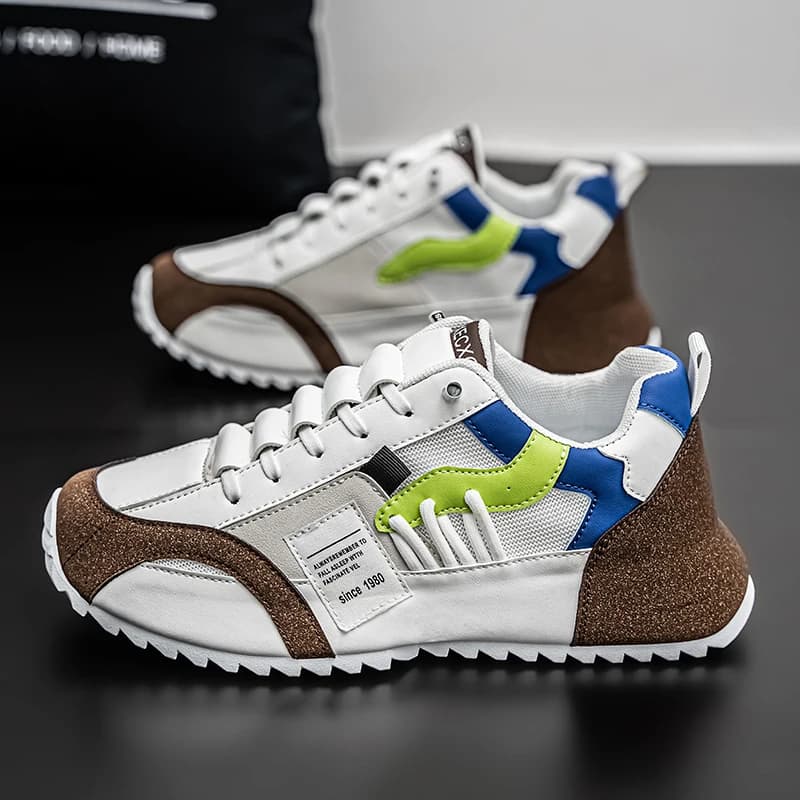 Nuove scarpe da uomo - Scarpe sportive e casual estive traspiranti e versatili, adatte alle coppie, per aumentare l'altezza e per fare jogging. Abbigliamento uomo