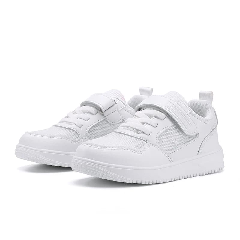 Nuovi ragazzi ragazze Studenti per bambini Scuola Scarpe da ginnastica bianche nere Traspiranti per bambini Walking Running Tennis Scarpe da ginnastica sportive 4 stagioni