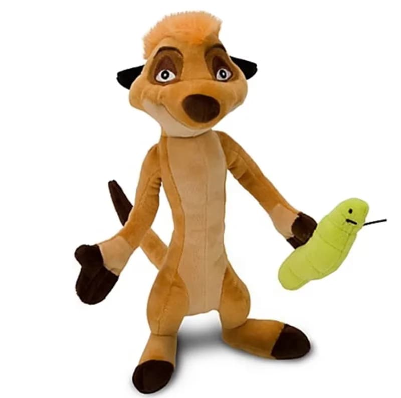Timon Holding Bug Peluche Suricata carina Animali di peluche 30 cm Ragazzi Ragazze Giocattoli per bambini Regali di compleanno
