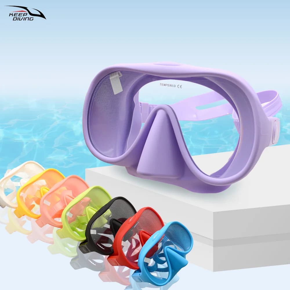 1 PZ Maschera subacquea Scuba Diving libera Maschera per lo snorkeling occhiali Attrezzatura da pesca subacquea professionale Tuta per adulti Anti-appannamento