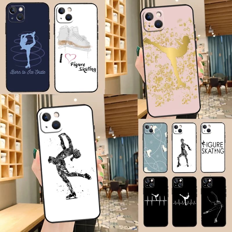 Custodia per Pattinaggio Artistico su Ghiaccio per Oppo A40 A60 A80 A5 Pro A15 A16 A17 A57 A77 A94 A74 A54 A76 A96 A18 A38 A58 A78 A98