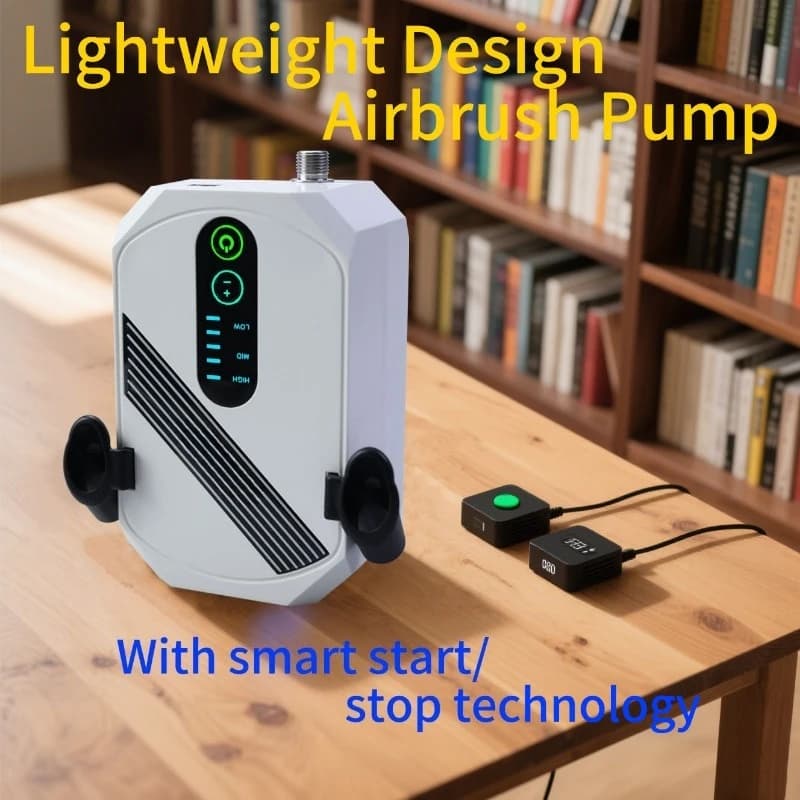 Airbrush Compressor US EU Plug Mini Spray Gun Air Pump For Model Painting Coloring Airbrush Kit