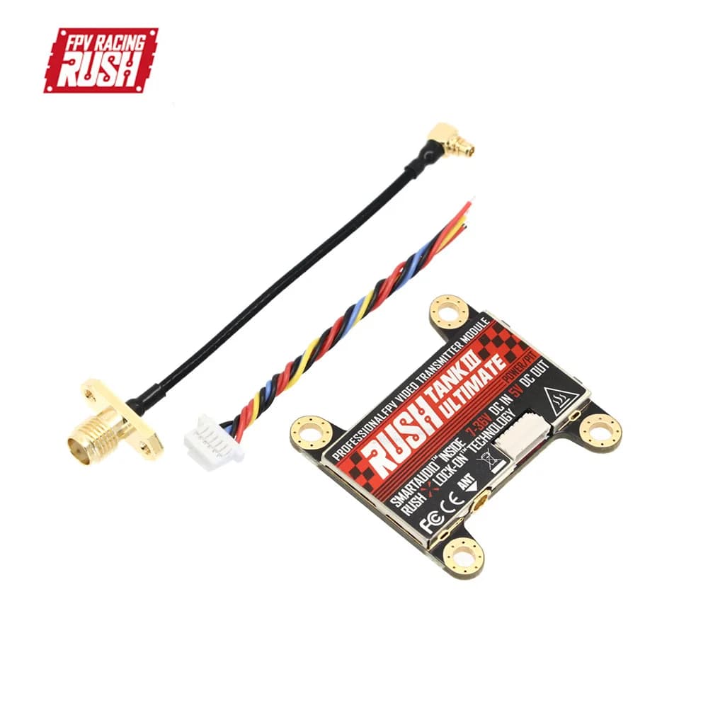 2026 NUOVO RUSHFPV RUSH Tank III 7-36V 5.8GHZ 48CH/37CH PIT/25mW/200mW/500mW/800mW FPV VTX per Droni da Corsa RC