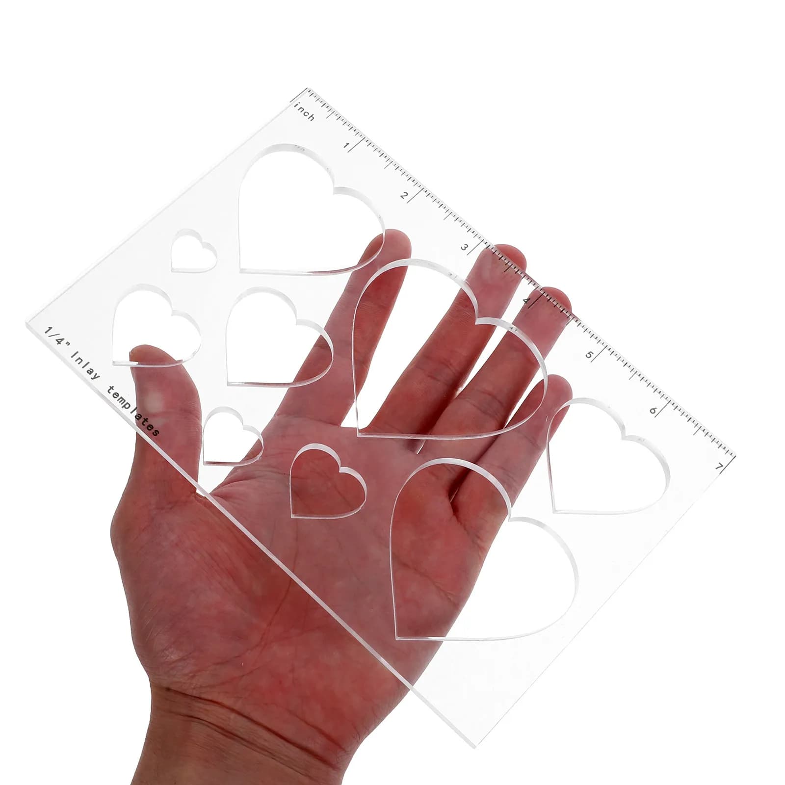 Acrylic Cutting Locator Router Template Guide DIY Precise Wood Inlay Board Woodworking Tools Template Router Edge Guide