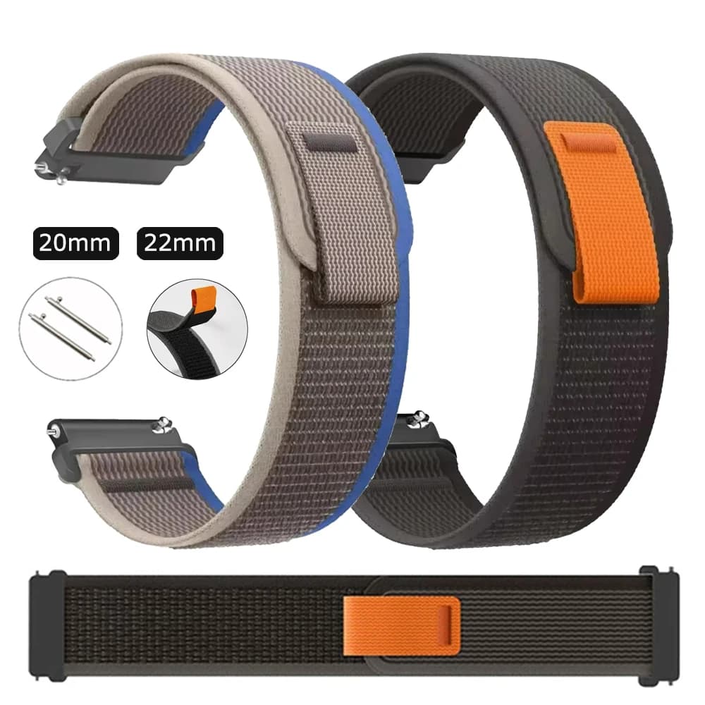 Cinturino in nylon velcro 20mm 22mm per cinturino COROS APEX 2 Pro per COROS PACE 3 2/APEX 46mm 42mm Bracciali Smartwatch Accessori