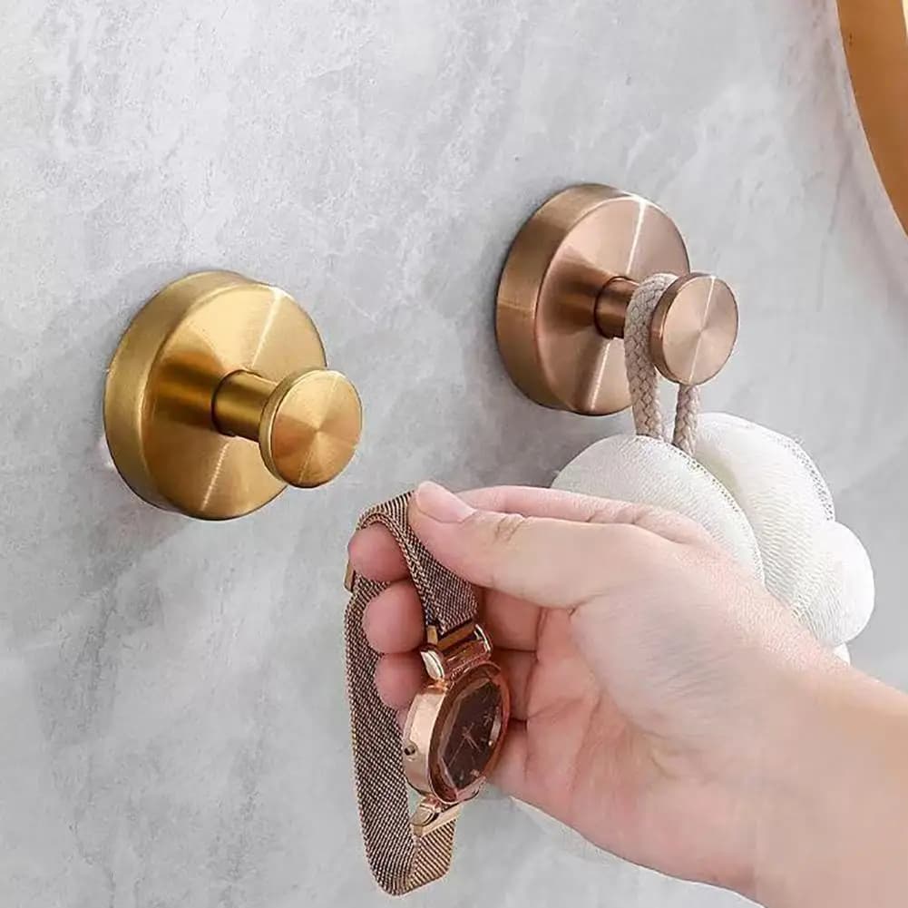 1 gancio a ventosa per doccia e bagno, porta asciugamani, accappatoi e spugne, antiruggine, per casa e cucina