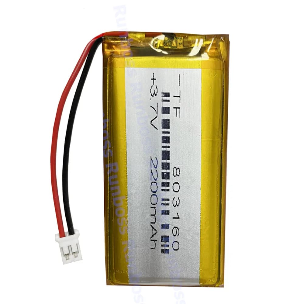 803160 3.7V 2200mAh JST 2.0mm 2P spina Batteria ai polimeri di litio per GPS PSP PAD MID DVD Telefono cellulare Accumulatori e caricabatterie di riserva Tablet PC E-Book