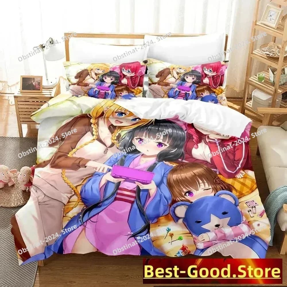 Stampa 3D Anime Blend S Set biancheria da letto Ragazzi Ragazze Twin Queen King Size Copripiumino Federa Letto ragazzi Tessili per la casa per adulti