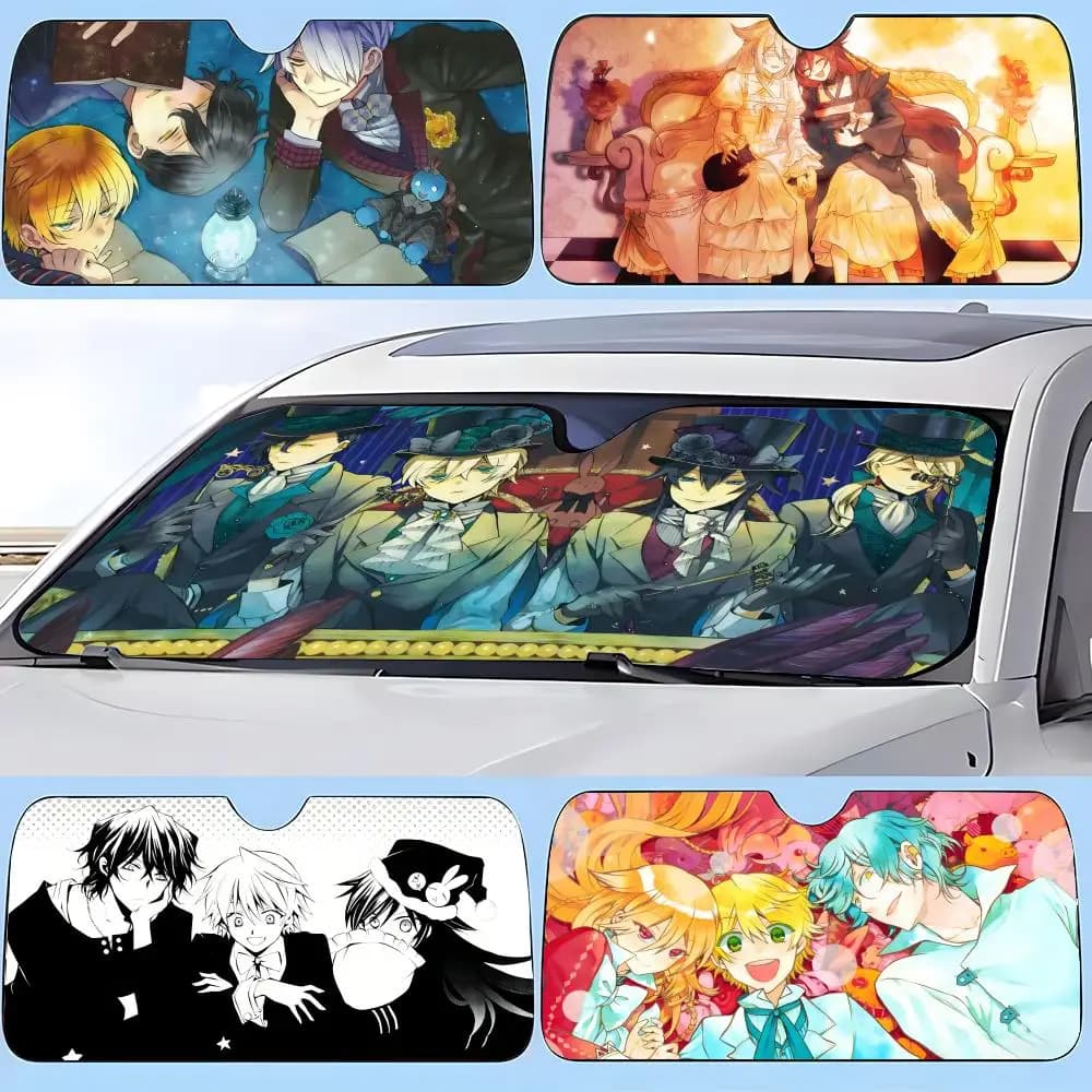 Parasole per auto, parasole per parabrezza, parasole protettivi, regali originali per auto. P-Pandora Hearts