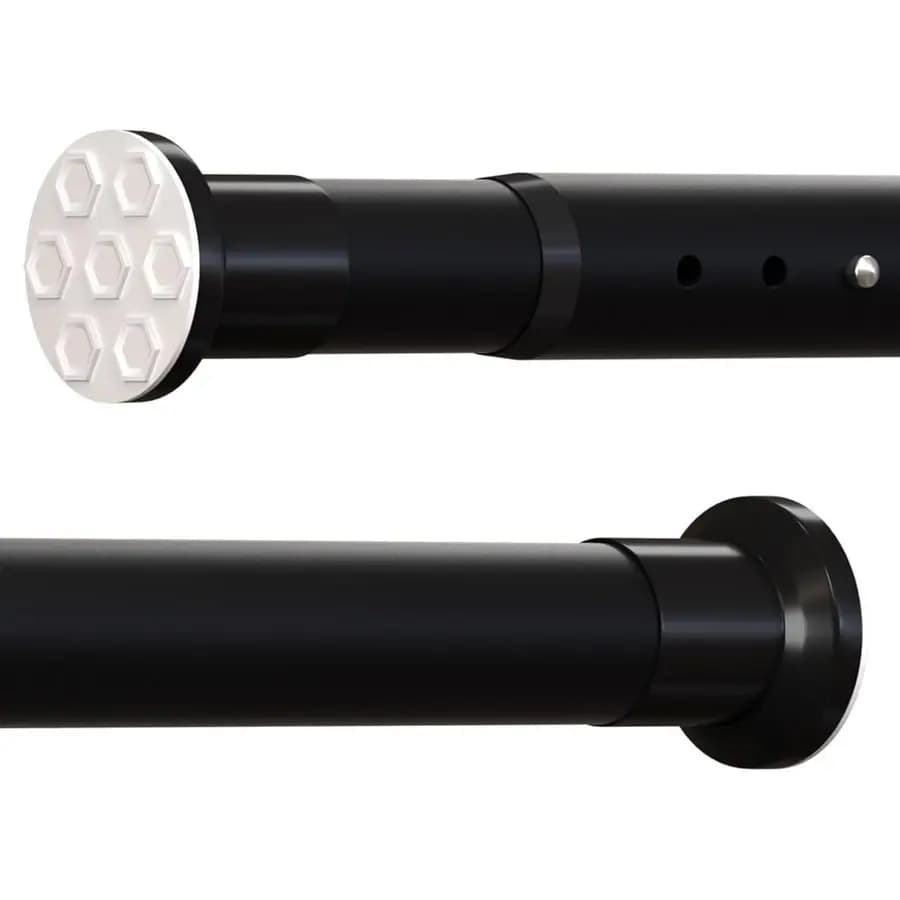 122,1141,7 inch adjustable shower curtain rod, without drilling, for bathroom, interior decoration, matt finish B
