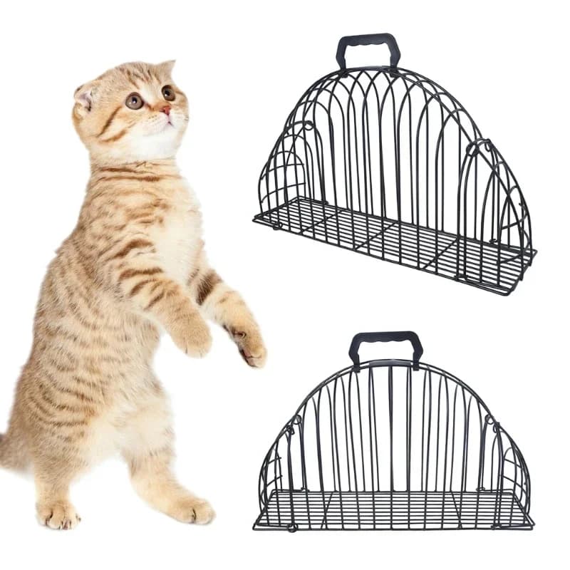 Anti-Accommodation for Washing Gattini, 2 Doors, Lightweight, for Shower and Hair Dryer, Pet Accessories