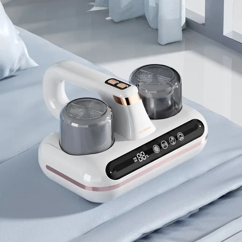Wireless Handheld UV Mite Killer Vacuum Cleaner with Powerful Beating Sterilization for Household Bed Mattress