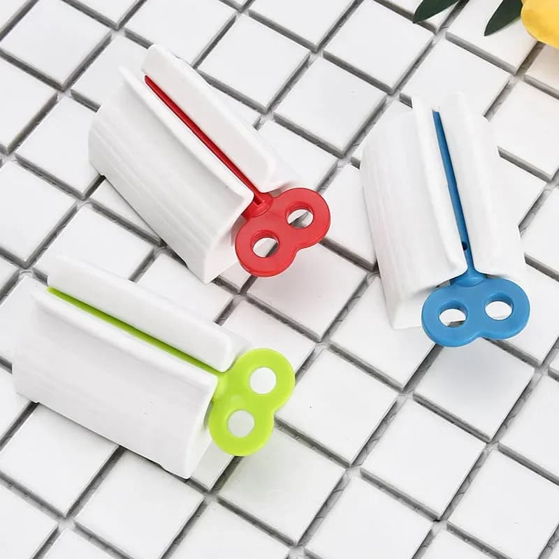 Spremi dentifricio con tubo a rullo YS00020-1, porta dentifricio, dispenser per pasta rotante da bagno