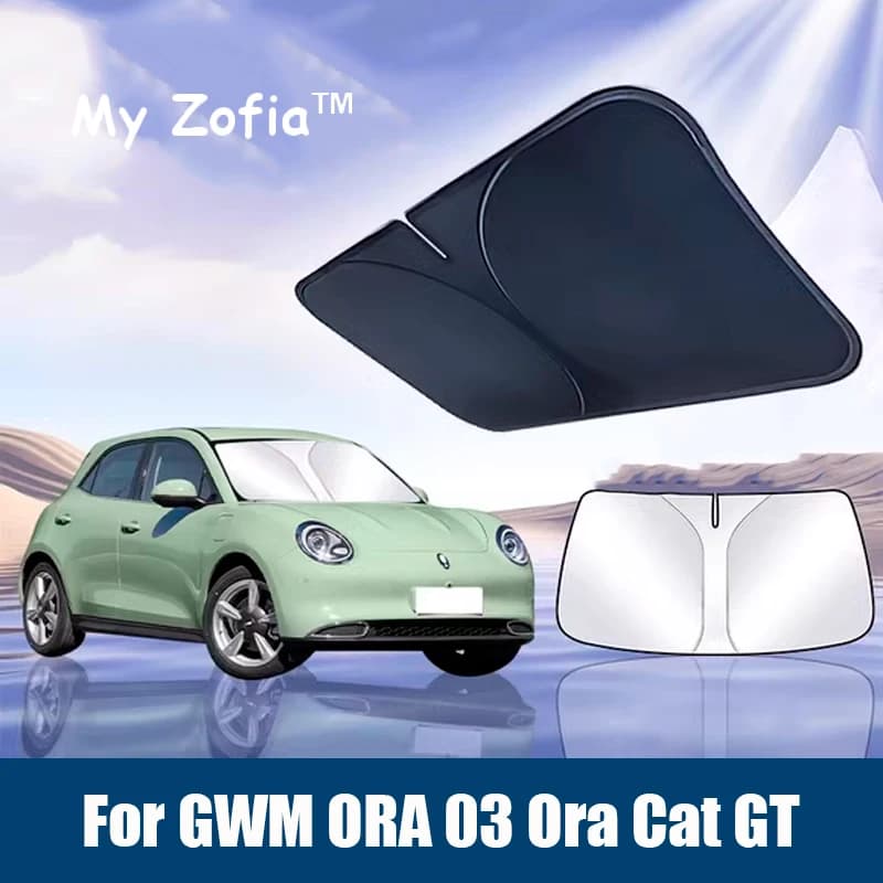 Per GWM ORA 03 ‌ Ora Cat GT Funky Cat 2023 2024 2025 2026 Visiera parasole per auto Parabrezza anteriore Parasole Accessori per l'isolamento termico