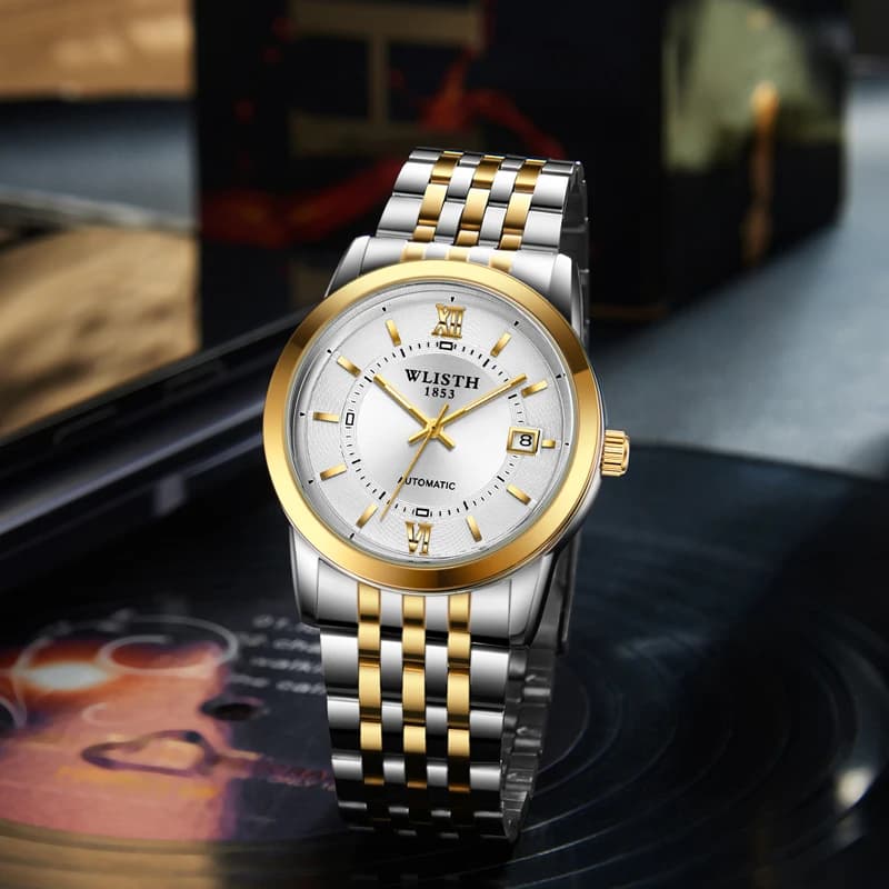 Orologio meccanico automatico di vendita calda per uomo Orologio da polso luminoso impermeabile di lusso Orologi da polso meccanici Reloj in vera pelle