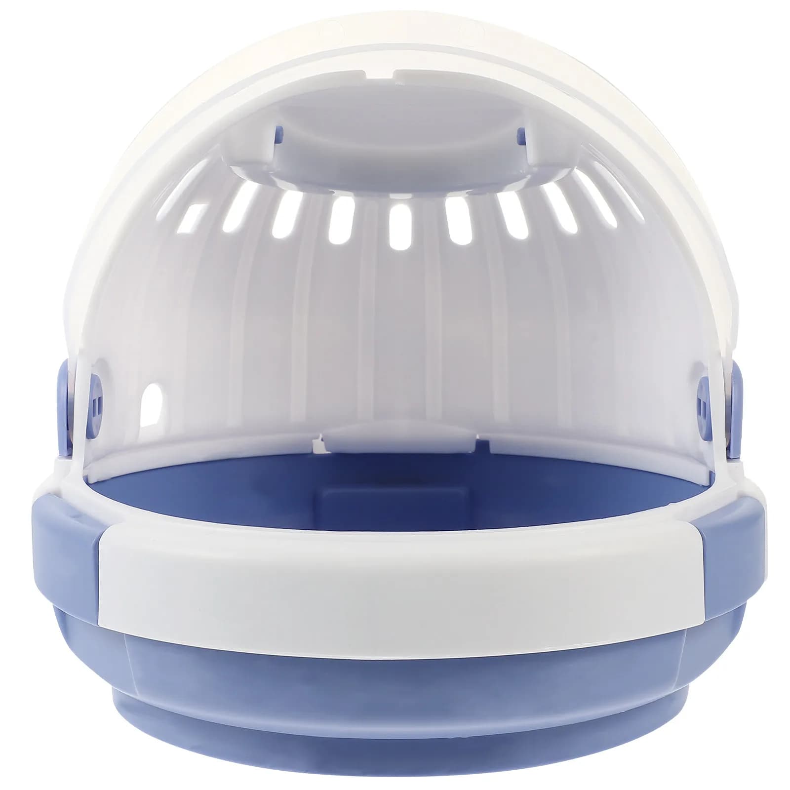 Trasportino per Piccoli Animali Domestici, Design Trasparente in Plastica con Maniglia, Gabbia Portatile per Criceti, Scatola da Viaggio per Animali, Custodia da Esterno per il Trasporto di Animali Domestici