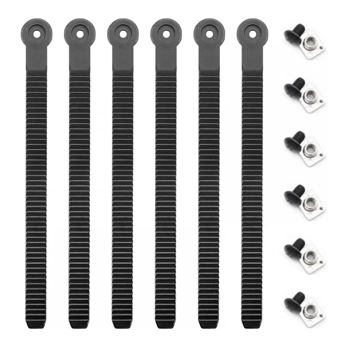 6 pezzi cinturino per scaletta per snowboard, cinturino per scarpe da pattinaggio a rotelle cinturino per scaletta per snowboard sostituzione vincolante con viti