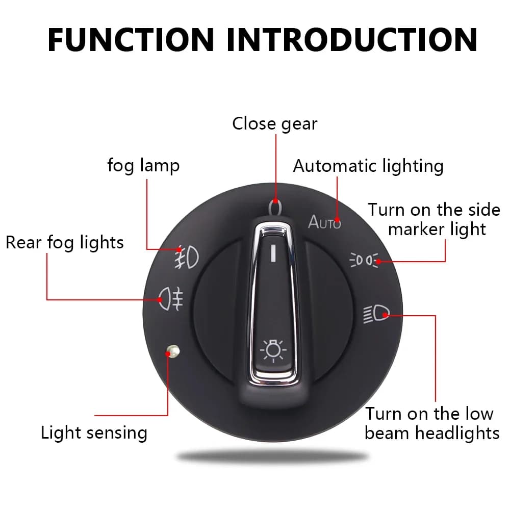 Modulo sensore luce interruttore faro AUTO faro anteriore per SEAT Leon 5 f1 IBIZA SC accessori AUTO 3BD941531A 1 c0941531a