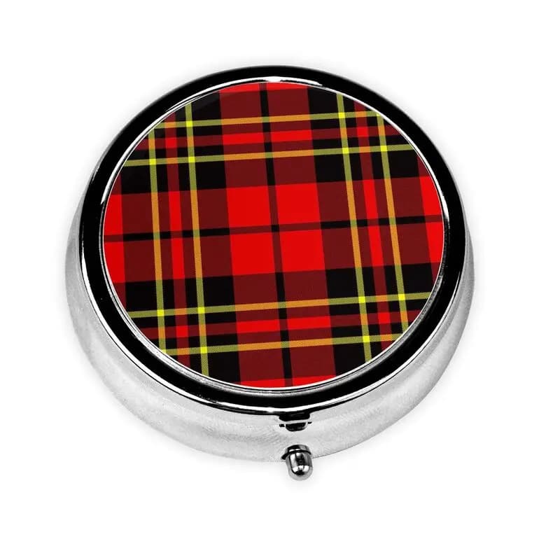 Royal Stewart Tartan pills with 3 compartments, small container for pills, laptop, to contain supplements and vitamins