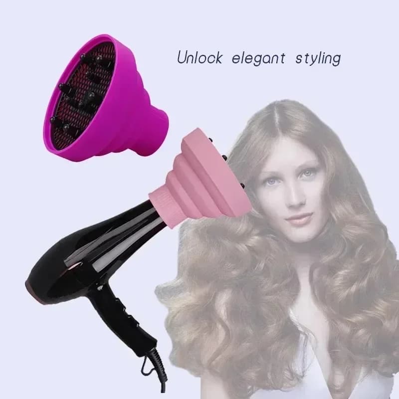 Adatto 4-4.8 centimetri Universale Dei Capelli Curl Diffusore Copertura Diffusore Disco Asciugacapelli Ricci Asciugatura Ventilatore Strumento Per Lo Styling Dei Capelli Accessori