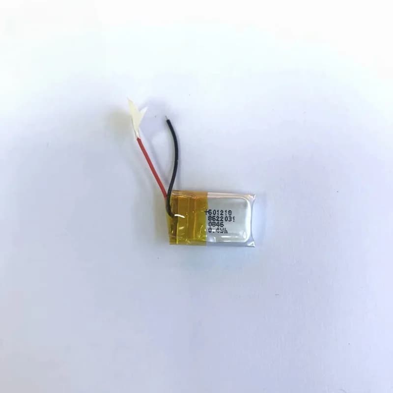 Batteria al Litio Polimero Ricaricabile 3.7V 601218 100mAh per Smartwatch, Strumenti, Umidificatori Facciali, Dispositivi Bluetooth