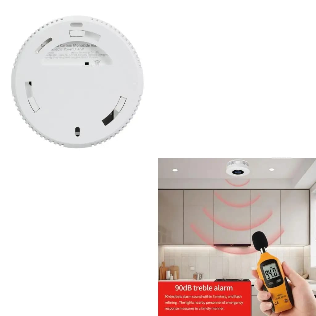 G8TB Rilevatori fumi monossido carbonio a basso consumo energetico Installazione semplice ABS