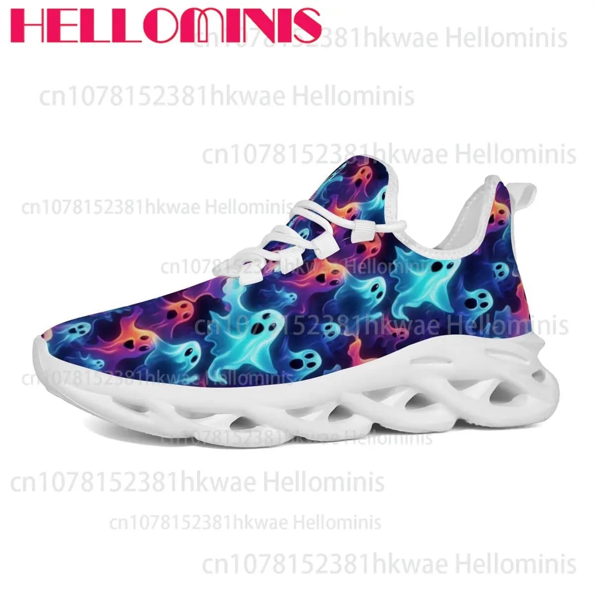 Halloween Ghost Cool Pattern Unisex Low Top Durable Hiking Boots Easy To Wear Wear-resistant Comfortable Soft Sole Casual Shoes