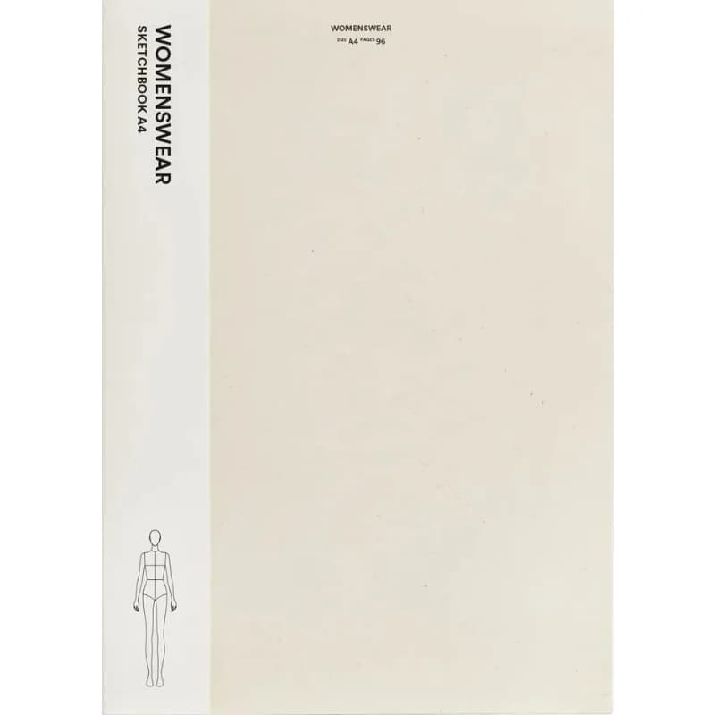 Womenswear Sketchbook A4 Fashionary Fashionary 9789887710820 Book