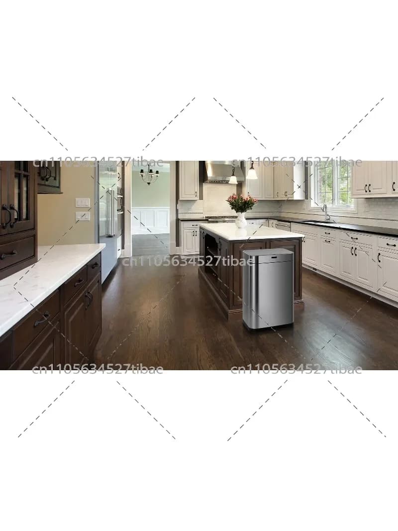 80L Kitchen Smart Trash Bin 2025 New Automatic Sensor Independent Recycling Bin for Home