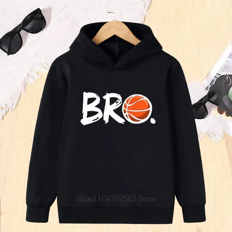 Paly Basket Boy Kids Hoodie Casual Autumn Winter Fashion O-Colle Long Sleeve Kids Top Colorful Fleece Pullover