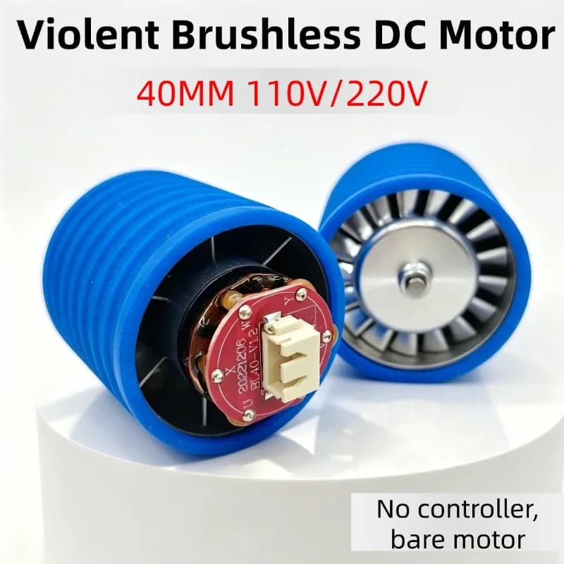 29MM 40MM Violent Brushless Motor 110V 220V Electric Tool Motor High-Speed Encoder Bare Motor, Handheld Hair Dryer Motor