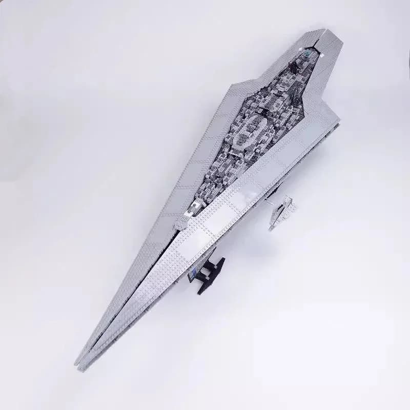MOC Super Star Destroyer Model - Massive Sci-Fi Spaceship Building Kit, Creative Toy Gift for Kids